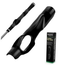 Golf Grip Trainer for Right-Handed Swing Training Aid for Gifts Black