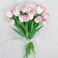 KüNstliche Blumen 10 StüCk KüNstliche Tulpen KüNstliche Blumen Blumenstrauß Weiß