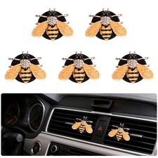 5PCS Bumblebee Car Decor,shiny Air Freshener Vent ClipsCar Accessories Decora...