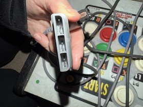 MAS Super Pro Stick Arcade Controller for PlayStation 1 & 2 Multicolor