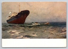 1957 Soviet Russian Postcard 