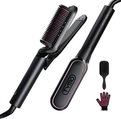 2-in-1 Glätteisen Locken und Glätten - Seidig glattes Haar mit Ionen Keratin