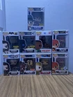Funko Pop! Vinyl Mixed DC Lot Of 9 Aquaman, The Flash, Clark Kent, Green Lantern