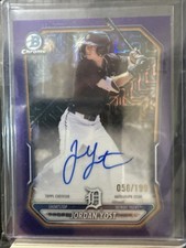 Jordan Yost Auto 2026 Bowman Chrome Purple Mo...