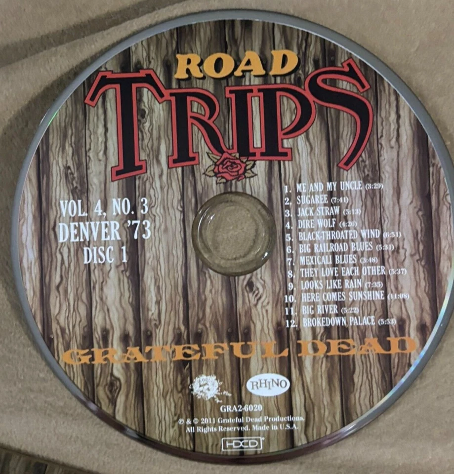 GRATEFUL DEAD -Road Trips Vol. 4 No. 3: Denver '73. 2x CD rare set (no 3rd disc) - Image 4 of 4