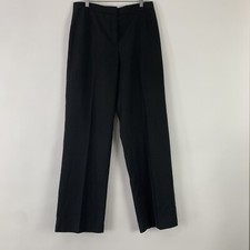 Vintage 90s Womens 10 High Waisted Straight Leg Office Siren Pinstripe Pants