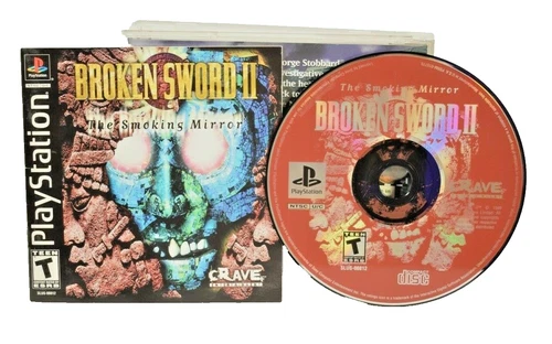 Crave - Broken Sword II: The Smoking Mirror Sony PlayStation 1, 1999 Complete