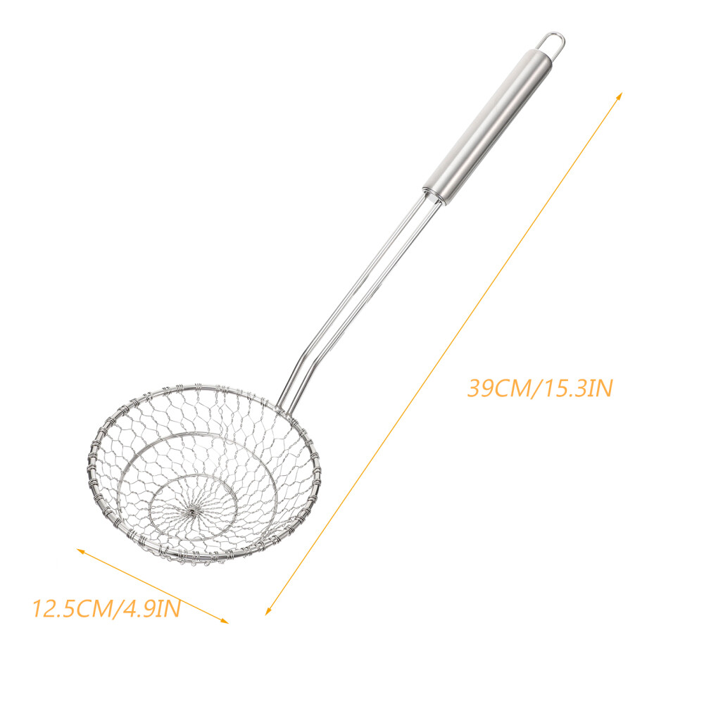 Spider Mesh Strainer Metal Skimmer Spoon Kitchen Strainer Fine Mesh