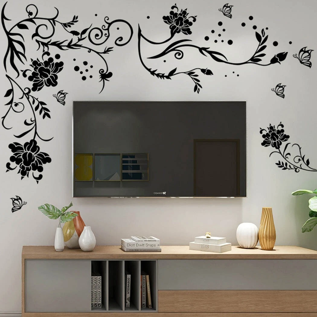 Living Room Wall Sticker Ideas | Cabinets Matttroy