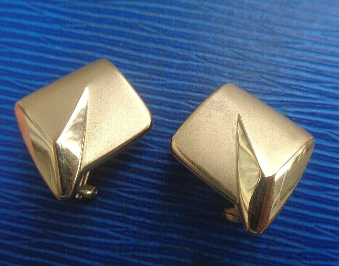 H and m top clip on earrings