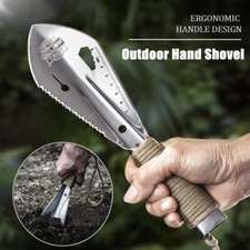 Small Tactical Camping Hand Shovel; Outdoor Camping Military Multi Survival Tool