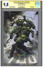 Teenage Mutant Ninja Turtles #100 CGC 9.8 SS Frankies Virgin Clayton Crain