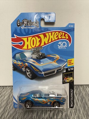 HOT WHEELS NIGHTBURNZ '68 CORVETTE GAS MONKEY GARAGE NEW 50th Anniversary