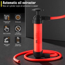 Siphon Fuel Transfer Pump Kit Hand Air Pump Fluid Fuel Extractor Suction Tool UK