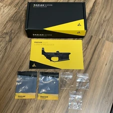 EMPTY Radian Weapons AX556 Box, Pamphlet, & Foam - Radian Brown A-DAC