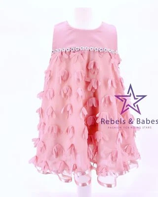 Mädchenkleid rosa, Sommerkleid, süßes Hängekleid, Neu Gr. 92 - 110 - Bild 1 von 4