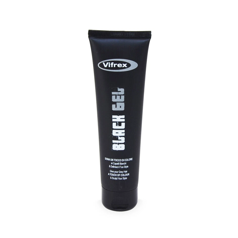 Vifrex Black Gel Nero Per Capelli Grigi Bianchi Riflessante Uomo 100 ml