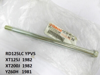 Yamaha RD125YPVS XT125 XT200 YZ60 Rear Arm Pivot Shaft OEM Swing