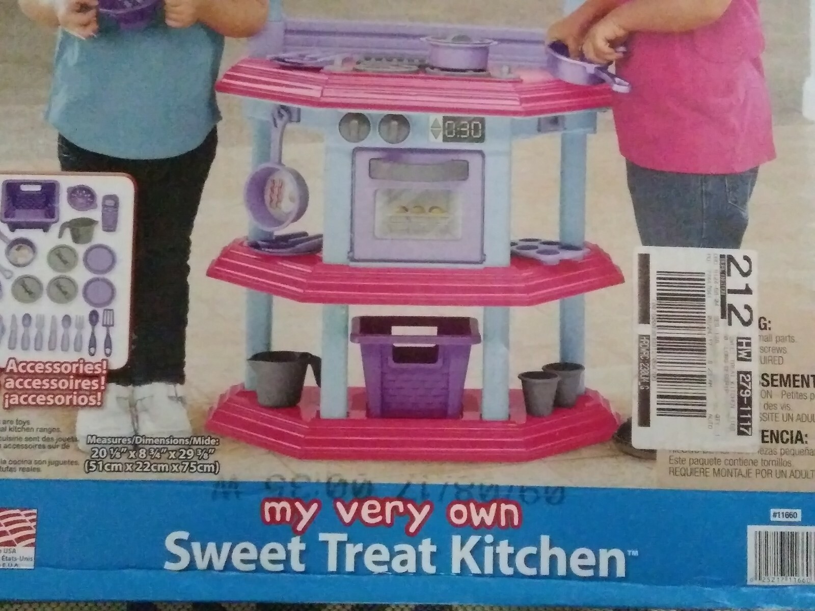 american plastic toys sweet treat kitchen set