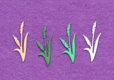 FROG 2 CATTAIL die cuts scrapbook cards