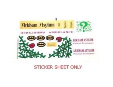 LEGO 7785 - Batman - Arkham Asylum - STICKER SHEET