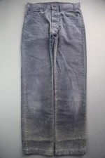 Vintage Men's Levi's 519 Corduroy Pants Straight Blue Size 30x34 Measure 30x28 