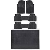 3 Rows Black Floor Rubber Mats Van Truck & Cargo Mat Solid Quality Tech on sale 3 Rows Black Floor Rubber Mats Van Truck & Cargo Mat Solid Quality Tech on sale