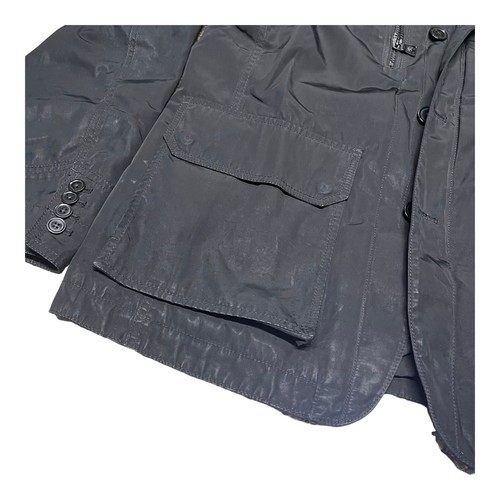 Giacca Express Uomo M Nero Blazer Utilità Militare Foderata Tasche con Bottoni - Foto 3 di 7