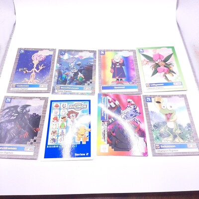digimon trading cards series 2 2000 Animated DemiDevimon Holo x8 Lot Digimon become stronger and gain new abilities by digivolving UD UPPER DECK DIGIMON SERIES