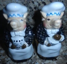 Department 56 Jam Bon Chef Pig Salt & Pepper Shakers