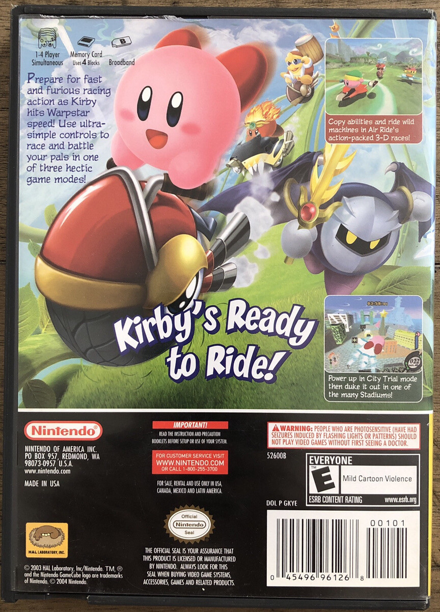 Kirby Air Ride (Nintendo GameCube, 2003) for sale online | eBay