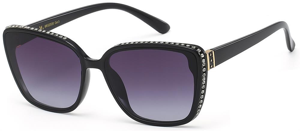 WOMEN'S VG DESIGNER COLLECTION RHINESTONE SUNGLASSES VARIOUS COLORS W/BAG~NWT