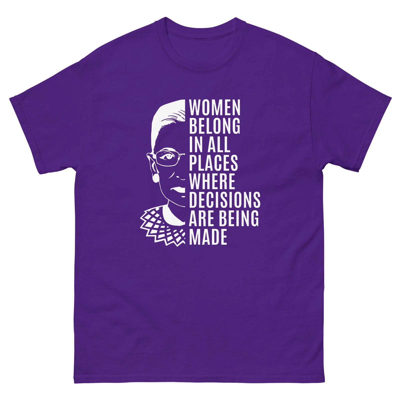 RBG, Women belong in all places where decisions are being made