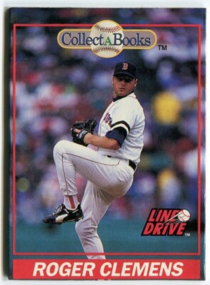 1991 Line Drive Collect-A-Books #1 Roger Clemens Boston Red Sox