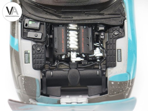 1:18 Braccio & Götz Chevrolet Corvette C5 blau-grau "air special mint" Nr.290 - Bild 5 von 8