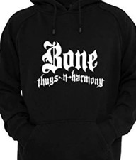 Bone Thugs N Harmony band hoodie BASIC logo black S to 5Xl JJ5913