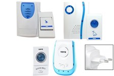 Campanello Casa Wireless Senza Fili Universale Pulsante Doorbell 32-36 Melodie