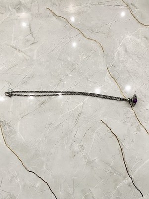 Vivienne Westwood Necklace Ornamental Small Orb Purple Gunmetal | eBay