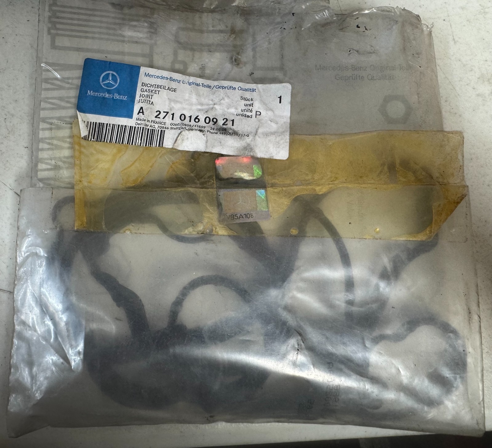 Valve Cover Gasket - 2003-2005 Mercedes-Benz C230 1.8L L4 ( 271-016-09-21 )