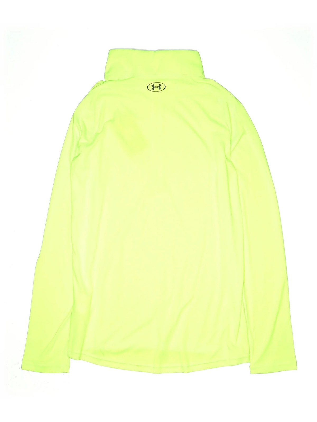 Under Armour Girls Yellow Long Sleeve Polo XL Youth thumbnail 2