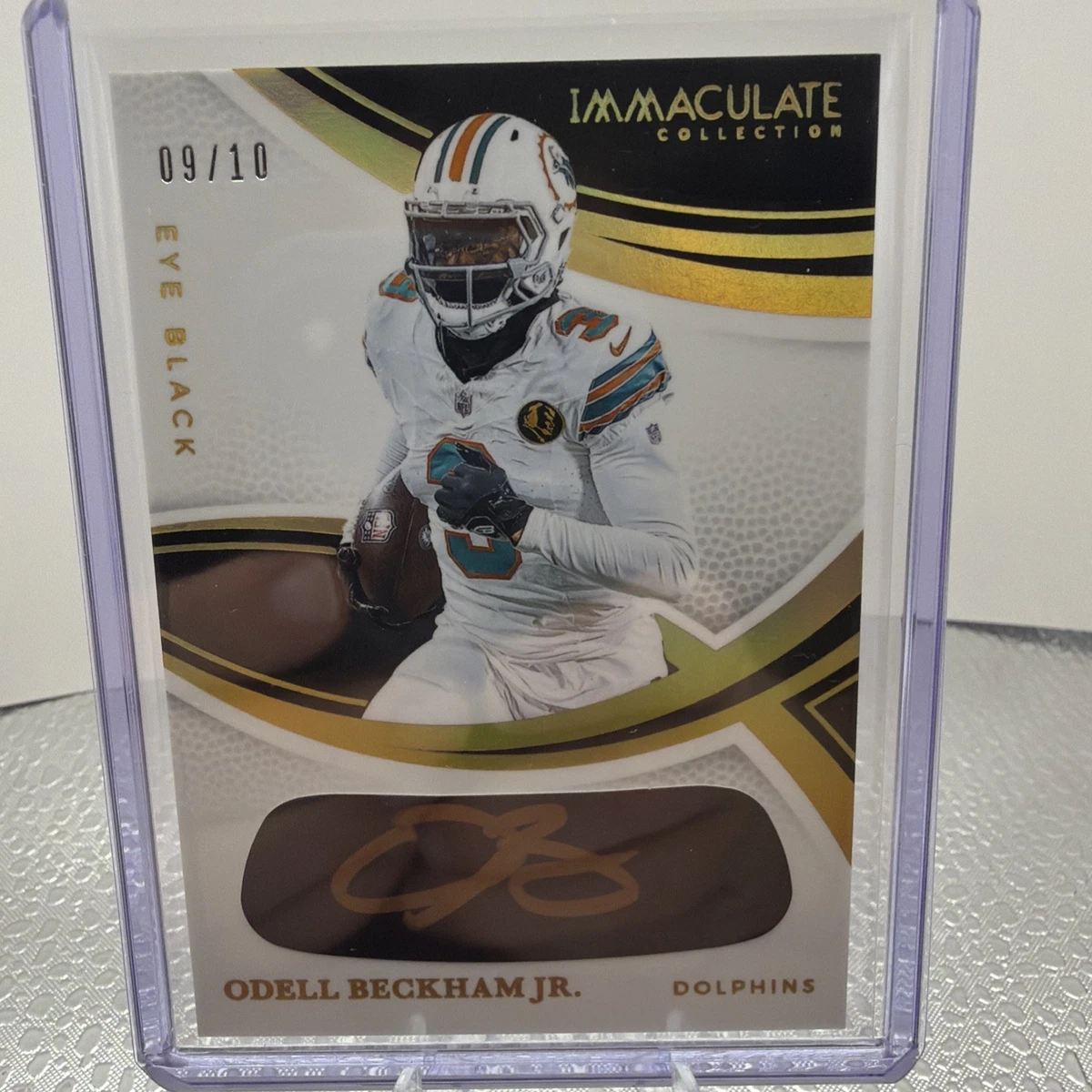 Football Sports Odell Beckham Jr. Autographed Trading Cards for