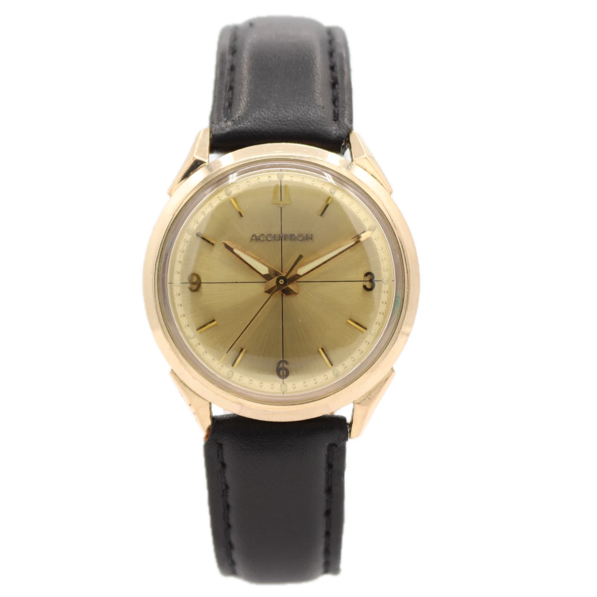 Accutron Men Leather Wristwatches for sale | eBay
