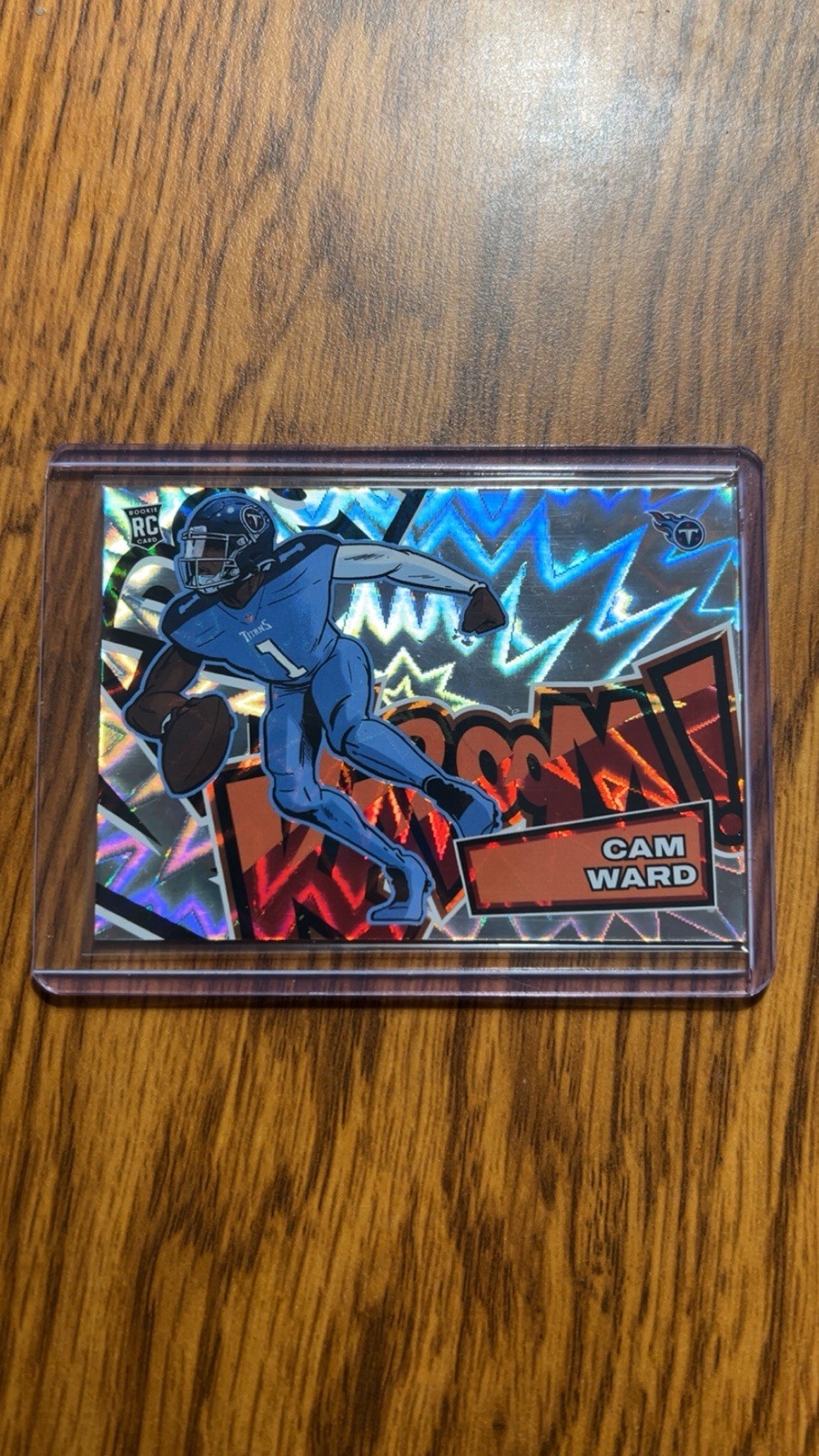 2025 Panini Absolute - Kaboom! Horizontal Cameron Ward #31 (RC) Titans