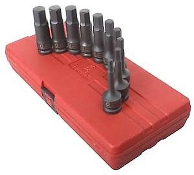 Sunex Tool 2639 10 Teile 1/2 '' Metrisch Drive Impact Sechskant Fahrer Master Set