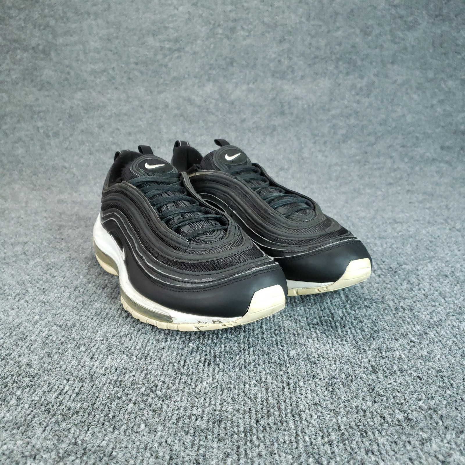 Nike Air Max 97 Shoes Mens Size 9.5 Black Low Top Running Sneakers 921826-001 thumbnail 14