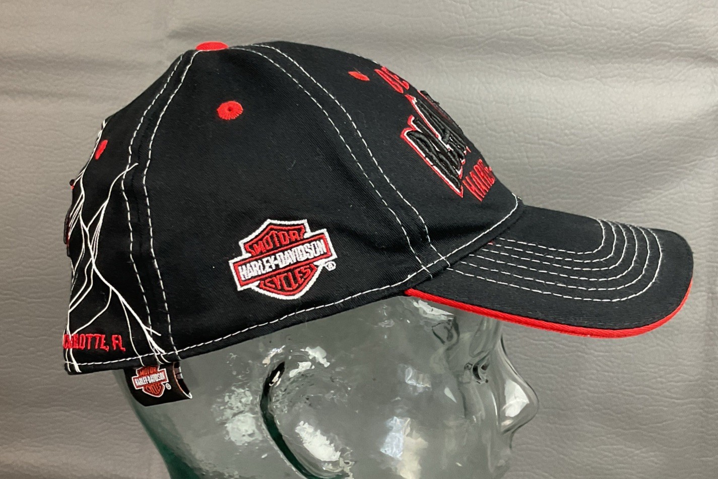 Y2K Grail Harley Davidson One Size Fits All Hat Bert’s Florida Harley
