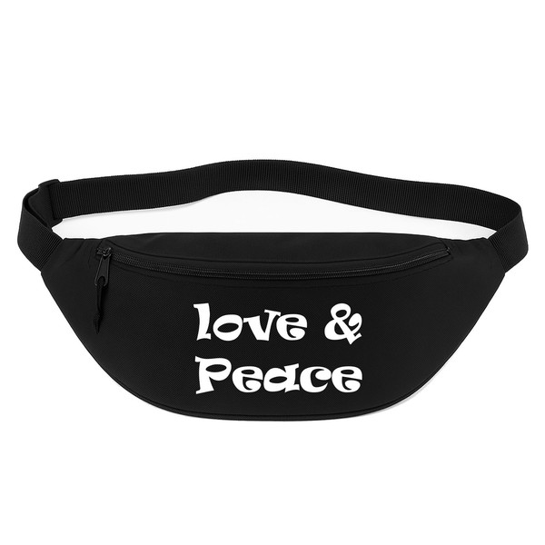 Bauchtasche Love & Peace 70S Geschenkidee Love & Peace 70S Geschenk PräSent Mit-image