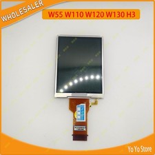 For Sony W55 W110 W120 W130 H3 LCD Screen with Backlight Camera Display Parts