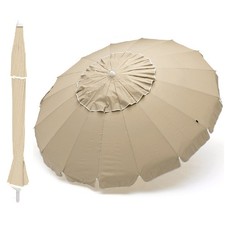 Ombrellone Mare Spiaggia Giardino 220cm Alluminio 16Stecche con Custodia AirVent