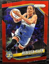 2025 Panini Prizm WNBA #67 Rebecca Allen Red Pandora /199 Chicago Sky